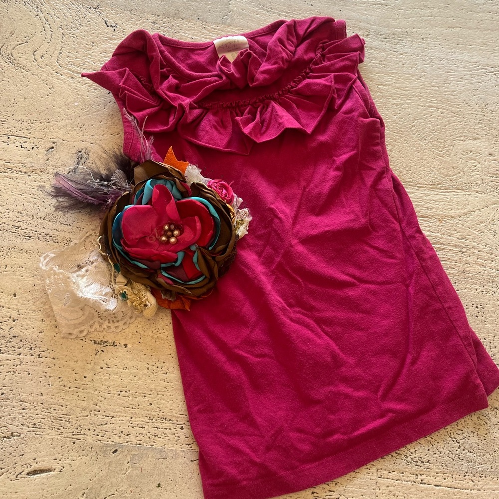Persnickety top and coordinating headband